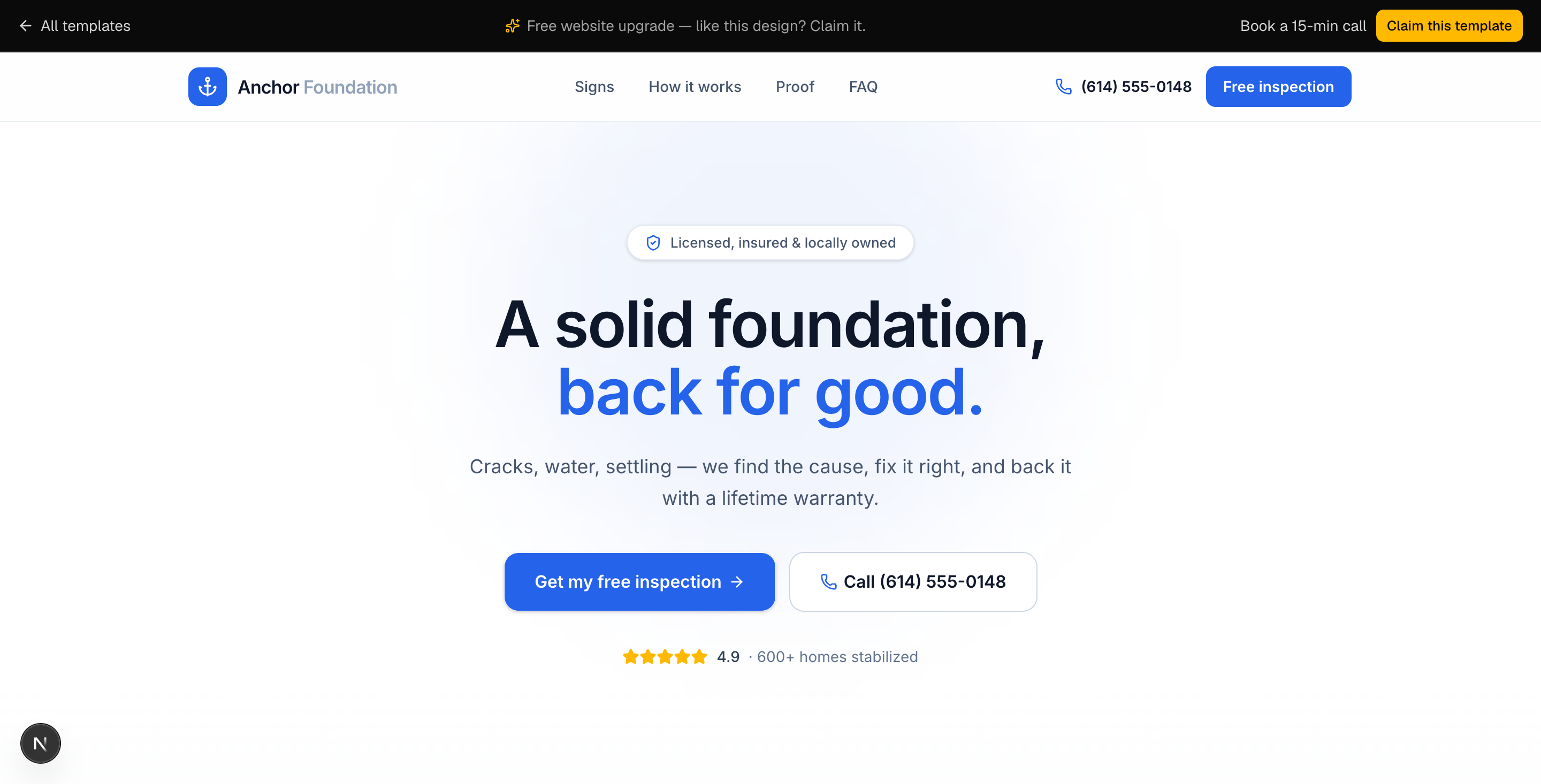 Anchor Foundation Repair preview