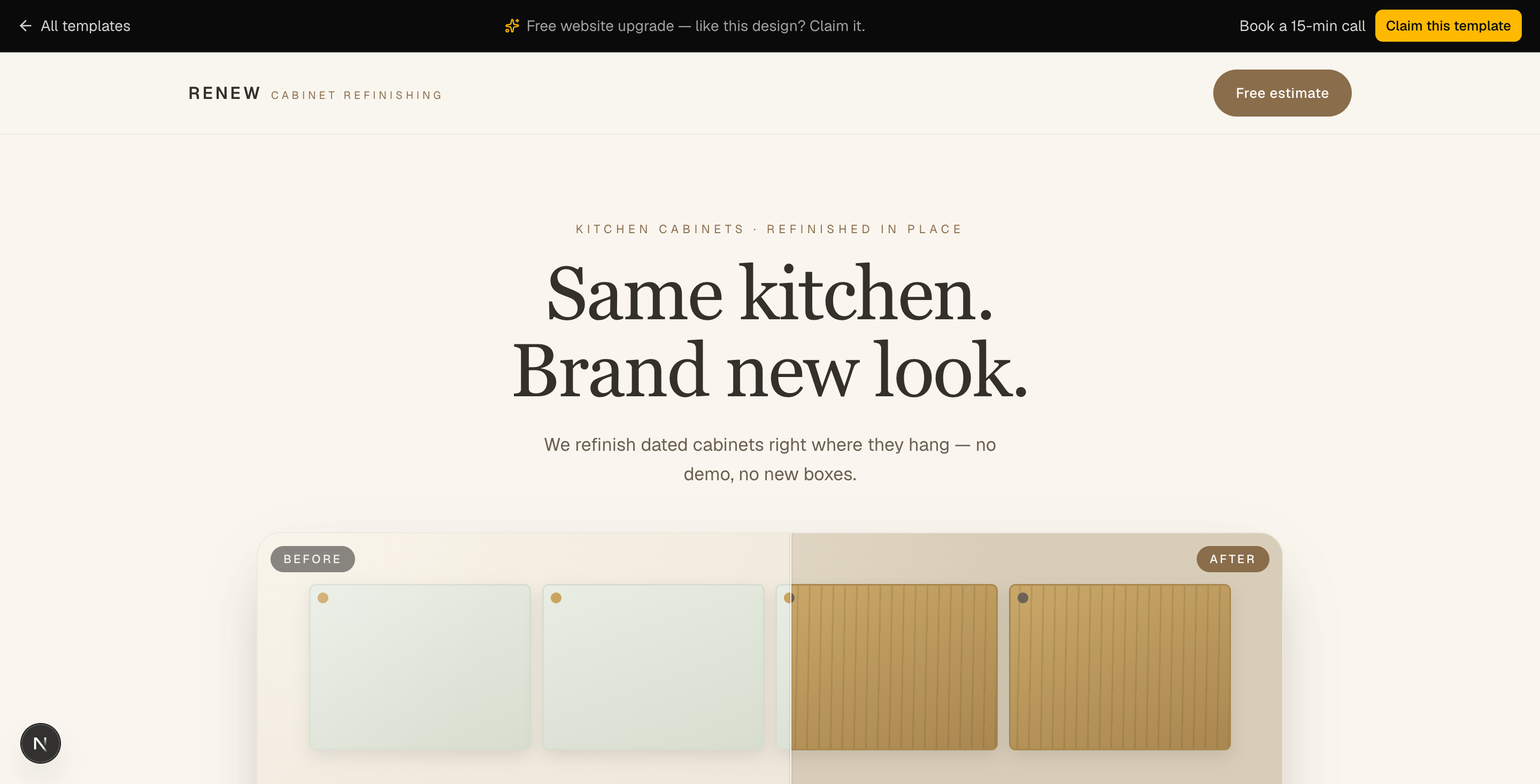 Renew Cabinet Refinishing preview
